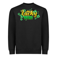 Black lucky mini st patricks Heavyweight Sweatshirt - HowdyJamesFarm