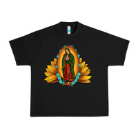 Black sunflower our lady of guadalupe Urban Heavy Tee - JahusDesignShop