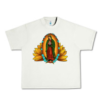 Pistachio sunflower our lady of guadalupe Urban Heavy Tee - JahusDesignShop