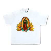 White sunflower our lady of guadalupe Urban Heavy Tee - JahusDesignShop