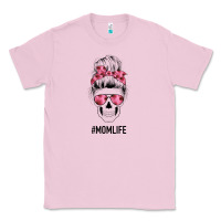 Bubblegum Pink Pink Flower Mom Skull Classic Tee - Bettercallsaul