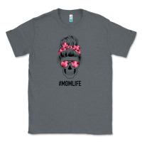 Charcoal Heather Pink Flower Mom Skull Classic Tee - Bettercallsaul