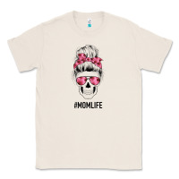 Natural Pink Flower Mom Skull Classic Tee - Bettercallsaul