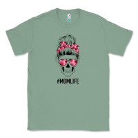 Sage Pink Flower Mom Skull Classic Tee - Bettercallsaul