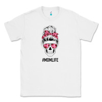 White Pink Flower Mom Skull Classic Tee - Bettercallsaul