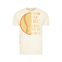 Vintage Arctic I Know I Play Like A Girl Try To Keep Up Softball Vintage Tee - Bettercallsaul