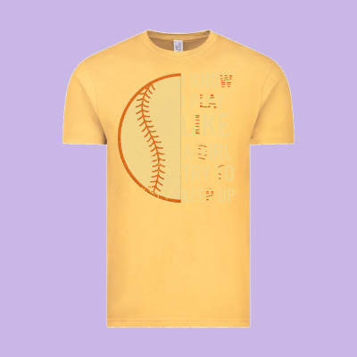 I Know I Play Like A Girl Try To Keep Up Softball Vintage Tee Designed By Bettercallsaul