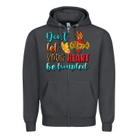 Smoke Don't Let Your Heart Be Troupled Zipper Hoodie - BundleAndBundleShop