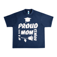 Navy Proud Mom Of A 2020 Senior Urban Heavy Tee - Bettercallsaul