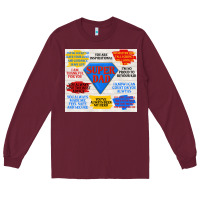 Burgundy super dad Long Sleeve Tee - TumblerDesignByShophia
