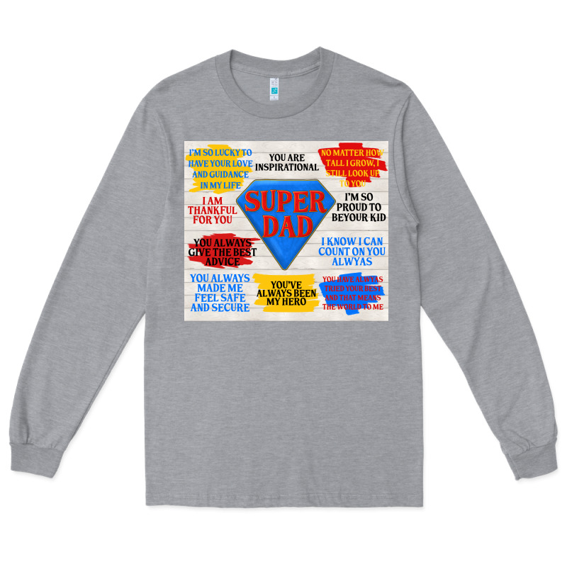 Super Dad Long Sleeve Tee by TumblerDesignByShophia | Teevron