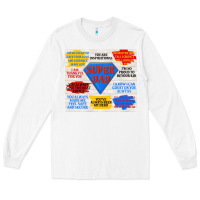 White super dad Long Sleeve Tee - TumblerDesignByShophia