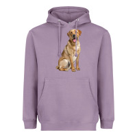 Lavender Labrador Retriever llustrations Heavyweight Hoodie - LillyAllenDesigns