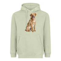 Matcha Labrador Retriever llustrations Heavyweight Hoodie - LillyAllenDesigns
