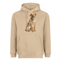 Mushroom Labrador Retriever llustrations Heavyweight Hoodie - LillyAllenDesigns