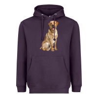 Plum Labrador Retriever llustrations Heavyweight Hoodie - LillyAllenDesigns