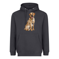Smoke Labrador Retriever llustrations Heavyweight Hoodie - LillyAllenDesigns