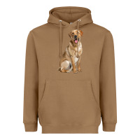 Toasted Coconut Labrador Retriever llustrations Heavyweight Hoodie - LillyAllenDesigns