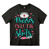 Asphalt nurses call the shots Heavy Core Tee - NancyCooperArtShop