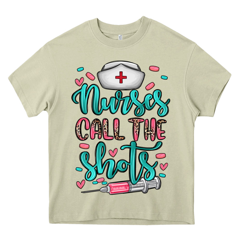 Nurses Call The Shots Heavy Core Tee by NancyCooperArtShop | Teevron