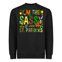 Black I'm the sassy one St. Patrick's Heavyweight Sweatshirt - HowdyJamesFarm