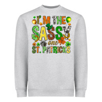 Heather Grey I'm the sassy one St. Patrick's Heavyweight Sweatshirt - HowdyJamesFarm