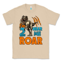 Mushroom i'm two hear me roar dinosaur birthday Classic Tee - LillyAllenDesigns