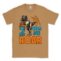 Toasted Coconut i'm two hear me roar dinosaur birthday Classic Tee - LillyAllenDesigns
