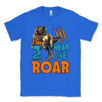 True Royal i'm two hear me roar dinosaur birthday Classic Tee - LillyAllenDesigns