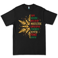 Black christmas snowflake Premium Tee - MaliasSmallBusiness