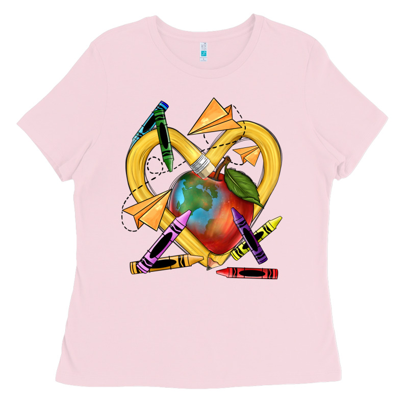 Heart Pencil Ladies Tee by NancyCooperArtShop | Teevron