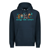 Navy e=mc2 energy milk coffee bbs Premium Hoodie - BundleAndBundleShop