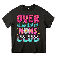 Asphalt over stimulated moms club Heavy Core Tee - NancyCooperArtShop