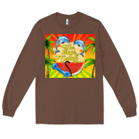 Chestnut the beach is calling Long Sleeve Tee - TumblerDesignByShophia