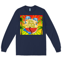 Navy the beach is calling Long Sleeve Tee - TumblerDesignByShophia