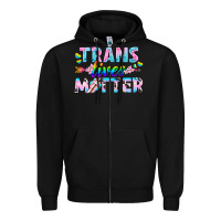 Black Western LGBTQ+ Trans Lives Matter Zipper Hoodie - BundleAndBundleShop