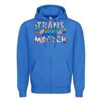 True Royal Western LGBTQ+ Trans Lives Matter Zipper Hoodie - BundleAndBundleShop