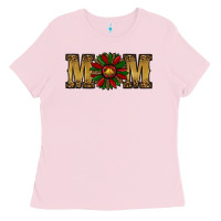 Bubblegum Pink christmas mom (1) Ladies Tee - RanaPortraitStore