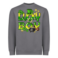 Storm Lucky Boy St. Patrick's Day Heavyweight Sweatshirt - HowdyJamesFarm