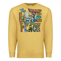 The Lakes My Happy Place Premium Sweatshirt | Teevron