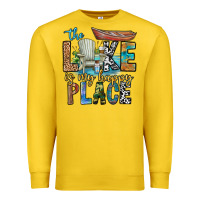 Lemon the lakes my happy place Premium Sweatshirt - CowhideDigitalArt