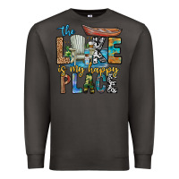 Smoke the lakes my happy place Premium Sweatshirt - CowhideDigitalArt
