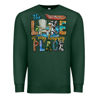 Sports Green the lakes my happy place Premium Sweatshirt - CowhideDigitalArt
