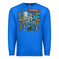 True Royal the lakes my happy place Premium Sweatshirt - CowhideDigitalArt
