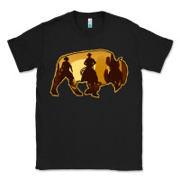 Black Bison Silhouette Cowboy Classic Tee - Bettercallsaul