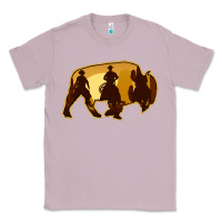 Lilac Bison Silhouette Cowboy Classic Tee - Bettercallsaul