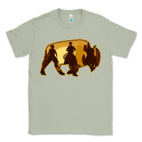 Matcha Bison Silhouette Cowboy Classic Tee - Bettercallsaul