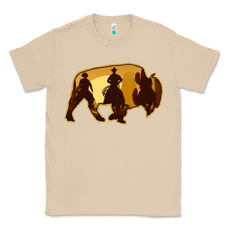 Bison Silhouette Cowboy Classic Tee by Bettercallsaul | Teevron