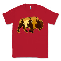 Red Bison Silhouette Cowboy Classic Tee - Bettercallsaul