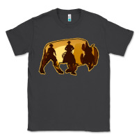 Smoke Bison Silhouette Cowboy Classic Tee - Bettercallsaul